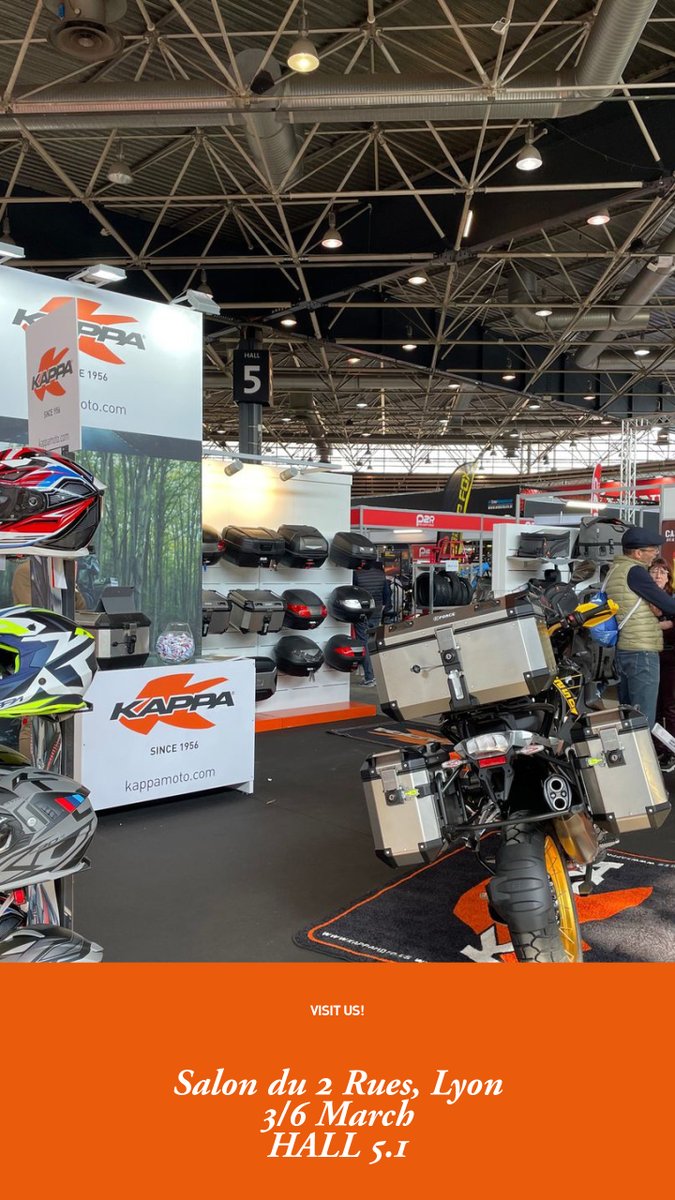 Kappamoto1's tweet photo. VISIT US!
Salon du 2 Rues, Lyon 3/6 March HALL 5.1
#KAPPAMOTO #RIDEYOURLIFE https://t.co/mzfjqS6Fsi