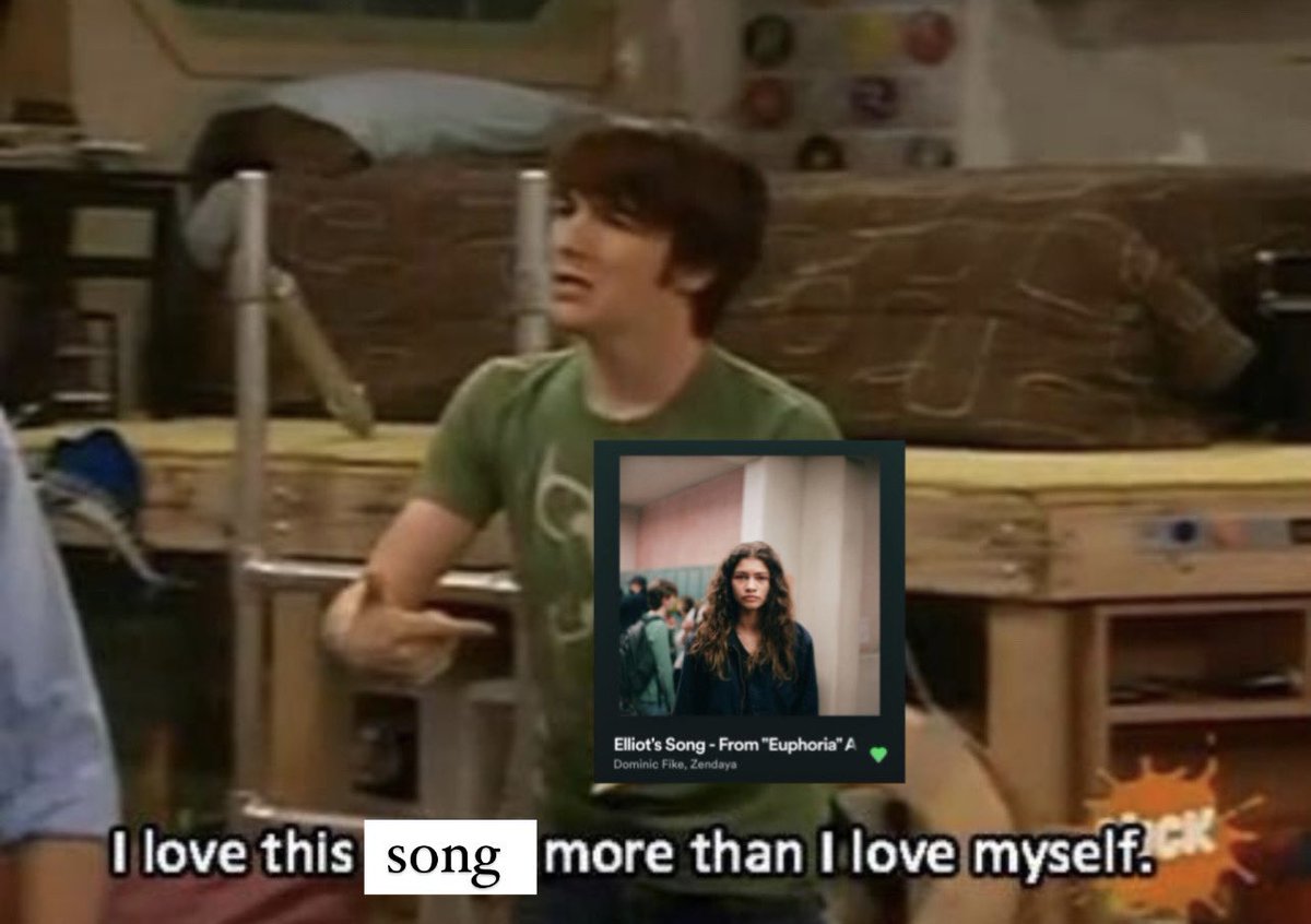spiderlingdaya's tweet photo. Elliot’s Song by Dominic Fike ft Zendaya !! https://t.co/5yPvOOhJ6i
