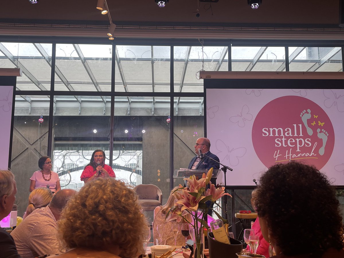 What a great afternoon co-hosting the Small Steps 4 Hannah Intonational Women’s Day lunch with the great <a href="/abbyjanecoleman/">Abby Coleman</a>. A fun afternoon raising money for a great cause and having some fun along the way! #smallsteps4hannah