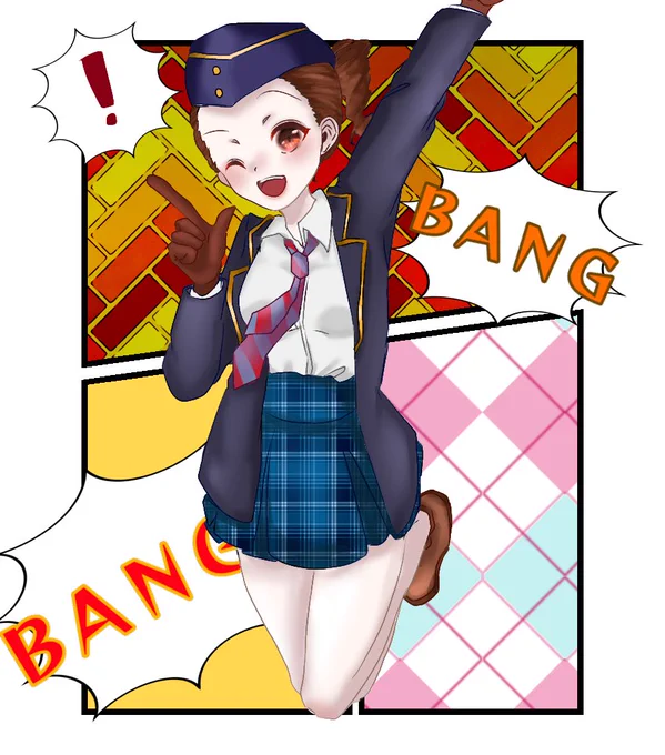 #第五人格 #第五人格イラスト  【空軍】マーサ・ベハムフィール , , 「BANG!BANG!!」
