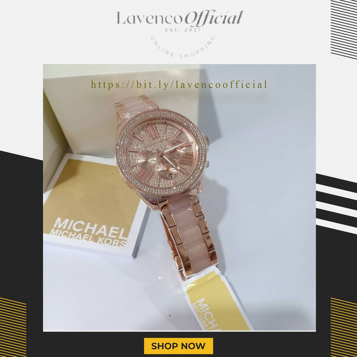 lavencoofficial's tweet photo. Lavenco Official - Jam Tangan Original 

MICHAEL KORS MK6096

https://t.co/EqivBM1zma
toped : https://t.co/RyNuWGfans

#lavencoofficial #jamtanganoriginal #mk6096 #MichaelKors #jamtanganmichaelkors #livyrenata #JAGOPACK #bebasongkir #gratisongkir #tangmo https://t.co/cvkIQ8tK4d