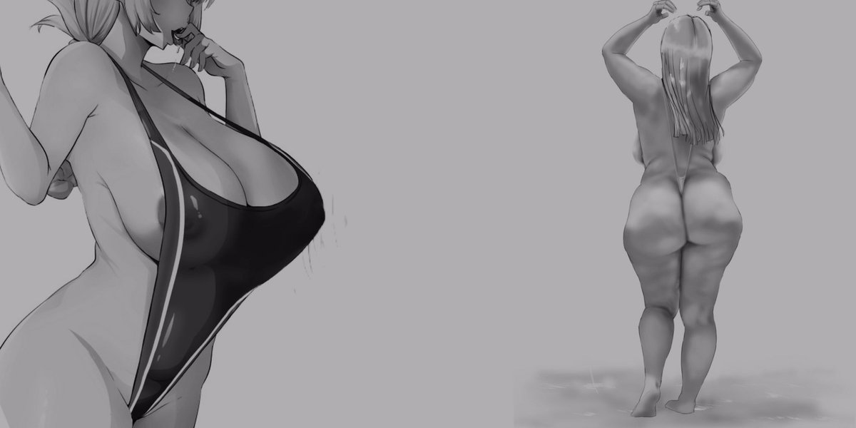 || Just imagine Helen flattening and hugging herself around your muse, while she deepthroats your massive cock, all while maintaining a “bikini-like” appearance.

Kinky as fuck, I say.