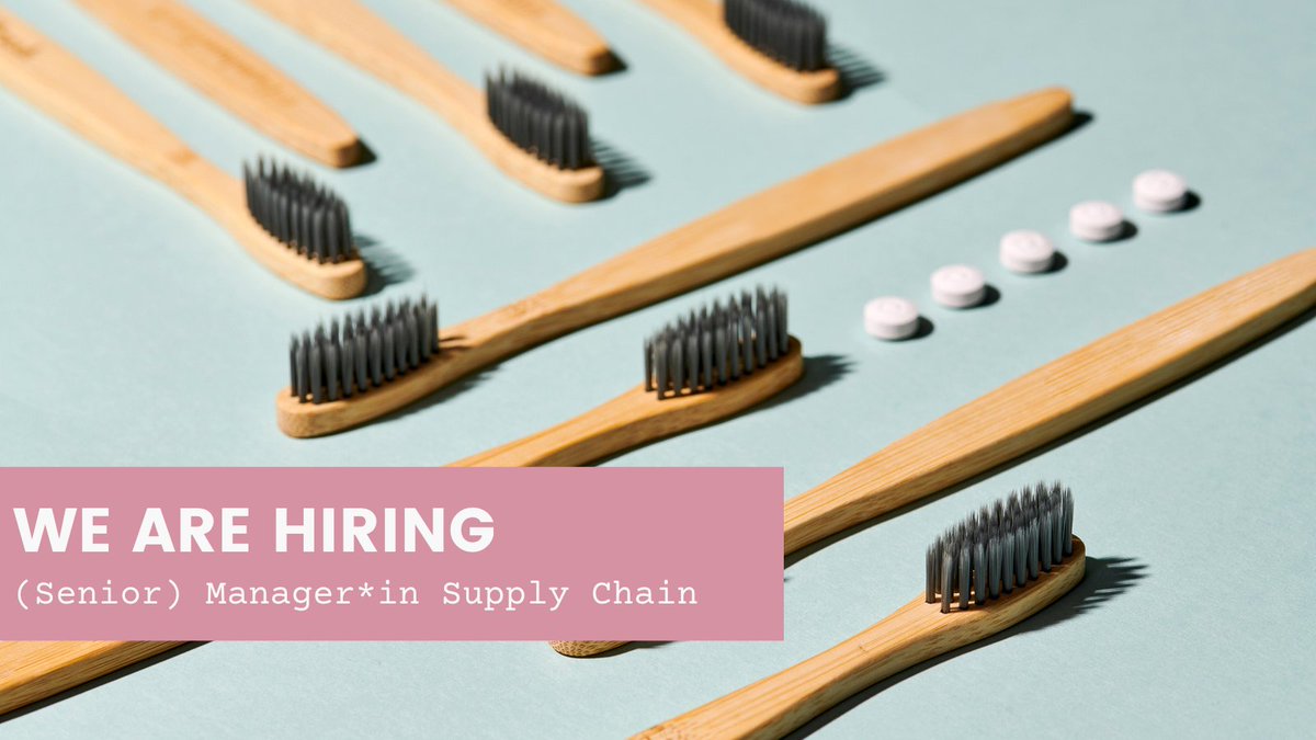 We are hiring 📣
Are you ready to revolutionize the dental care industry as a (Senior) Manager*in Supply Chain at Denttabs? Perfect! Then you are probably the ideal addition to our growing team.🚀 Find more information about the vacancy here: goodjobs.eu/jobs/senior-ma…