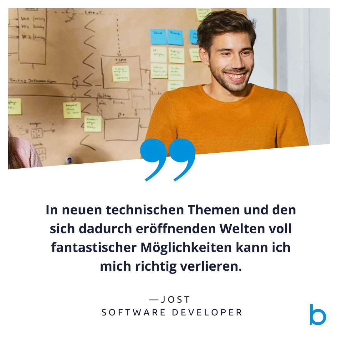 brainbits (@brainbits_gmbh) on Twitter photo #sagmal, Jost: ๐๐ฒ๐ถ ๐๐ฒ๐น๐ฐ๐ต๐ฒ๐ป ๐งรค๐๐ถ๐ด๐ธ๐ฒ๐ถ๐๐ฒ๐ป ๐๐ฒ๐ฟ๐ด๐ถ๐๐๐ ๐๐ ๐ฑ๐ถ๐ฒ ๐ญ๐ฒ๐ถ๐? Als Entwickler gestaltet Jost bei uns jeden Tag Lรถsungen aktiv mit und hinterfragt die Dinge. So arbeiten wir gern! #welovesoftware #welovedevelopment #weloveourteams #agile #sagmal, Jost: ๐๐ฒ๐ถ ๐๐ฒ๐น๐ฐ๐ต๐ฒ๐ป ๐งรค๐๐ถ๐ด๐ธ๐ฒ๐ถ๐๐ฒ๐ป ๐๐ฒ๐ฟ๐ด๐ถ๐๐๐ ๐๐ ๐ฑ๐ถ๐ฒ ๐ญ๐ฒ๐ถ๐? Als Entwickler gestaltet Jost bei uns jeden Tag Lรถsungen aktiv mit und hinterfragt die Dinge. So arbeiten wir gern! #welovesoftware #welovedevelopment #weloveourteams #agile