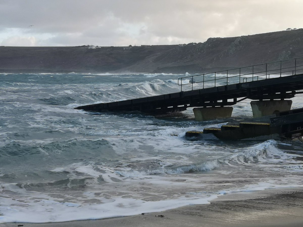 Boisterous sea back yet again #AbsentCoveLovers Just seems relentless.