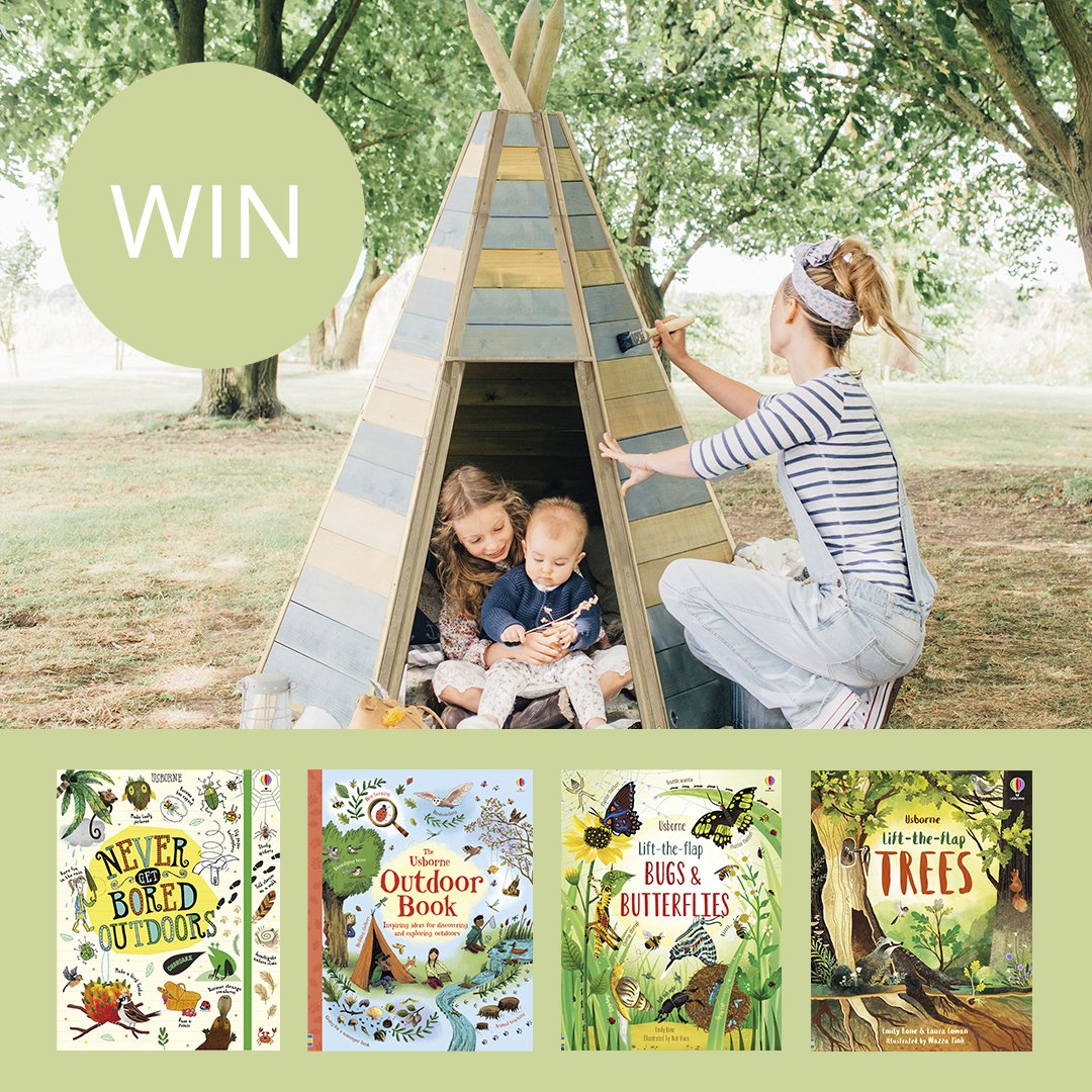 plumplayUK's tweet photo. 📚 #WorldBookDay Giveaway! 📚
 
We have teamed up with @usborne for a chance to win four nature related books and a Children’s Wooden Teepee Hideaway. 📚
 
⭐️ Tag your friends and comment #PlumBookDay
⭐️ Follow @plumplayuk and @usborne
⭐️ Like this post https://t.co/neC3Sh2RcG