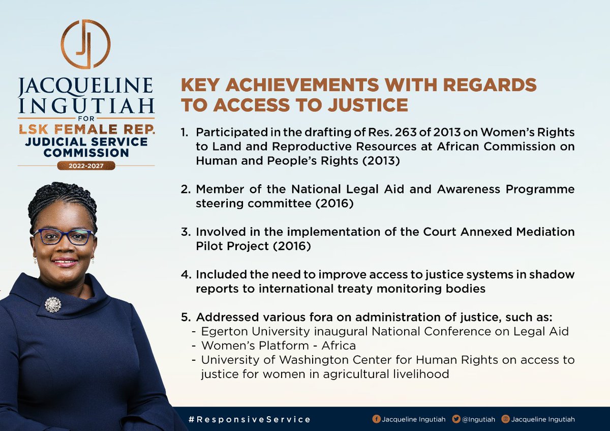 KhasimwaMmaitsi's tweet image. Over the past weeks she&apos;s shared her credentials and vision for this role #Jacque4JSC #responsiveservice