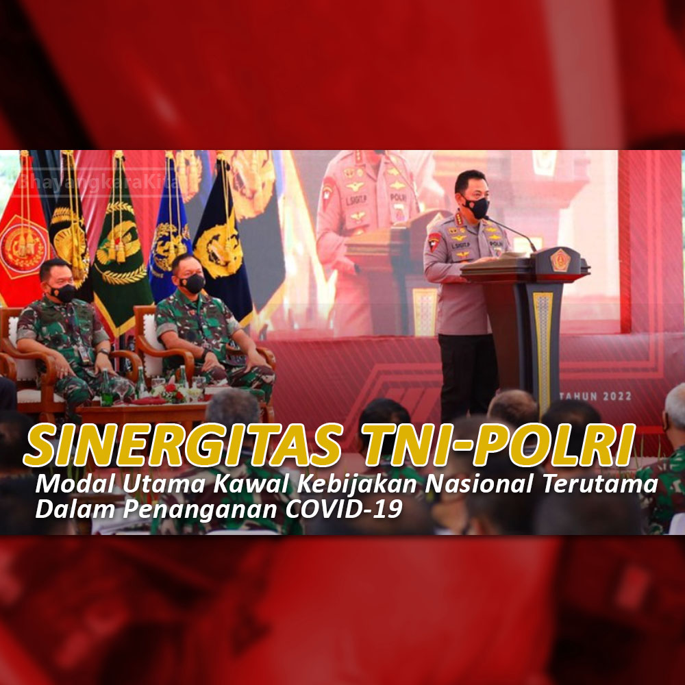 BhayangkaraKita's tweet photo. TNI-Polri berkomitmen menjaga sinergi dan soliditas sebagai modal penting dalam mengawal kebijakan nasional.
#PolriProfesional
#SinergitasTNIPolri
#SoliditasTNIPolri
#polripresisi https://t.co/n3rL4o04xx