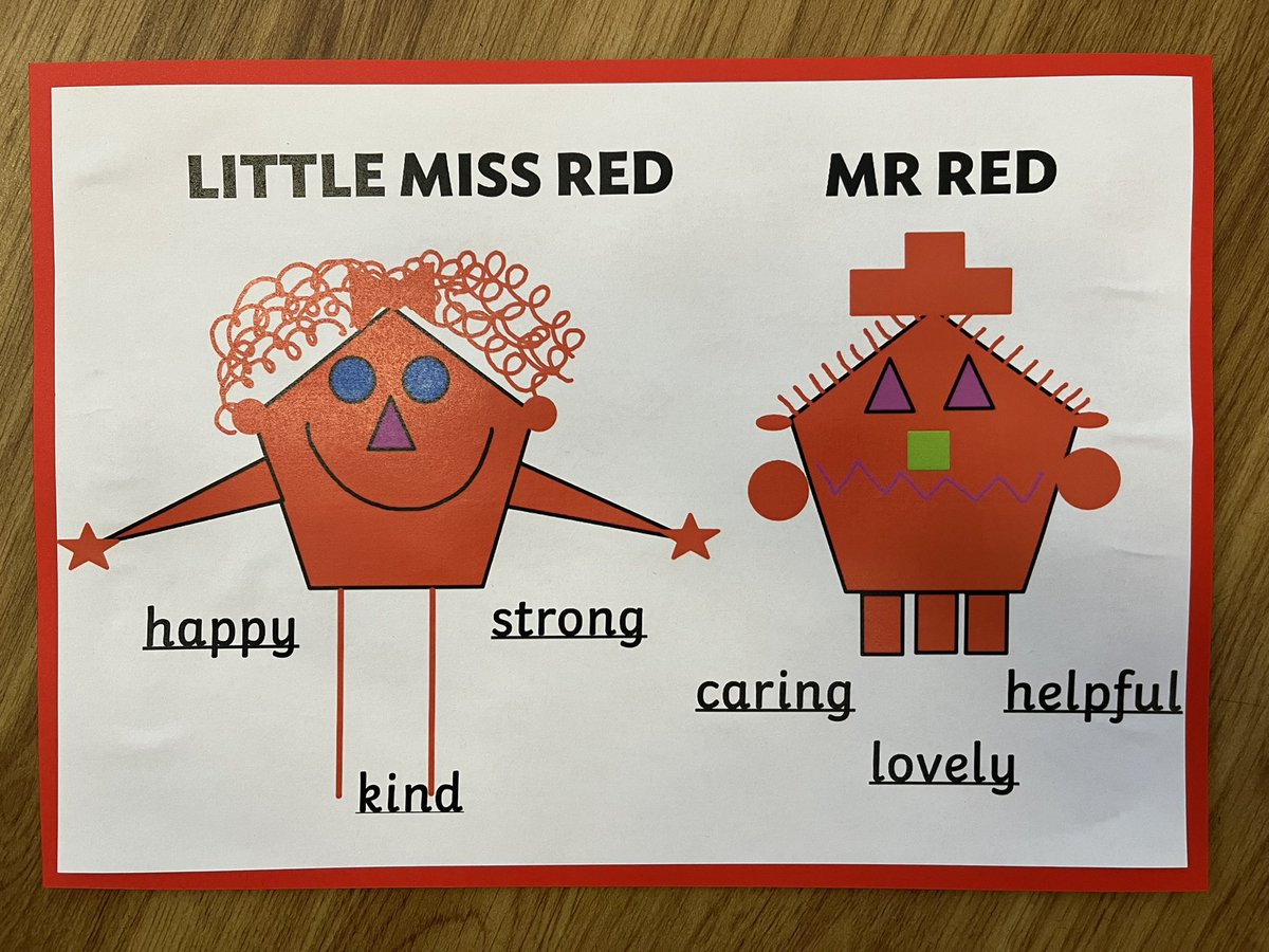 We loved creating our own Red Class Mr Men &amp; Little Miss character for World Book Day. We decided the shape, size and colours and came up with all of the wonderful adjectives to describe what kind of a character we think best reflects Red Class 📚 <a href="/BottesfordIS/">Bottesford Infants</a> #worldbookday