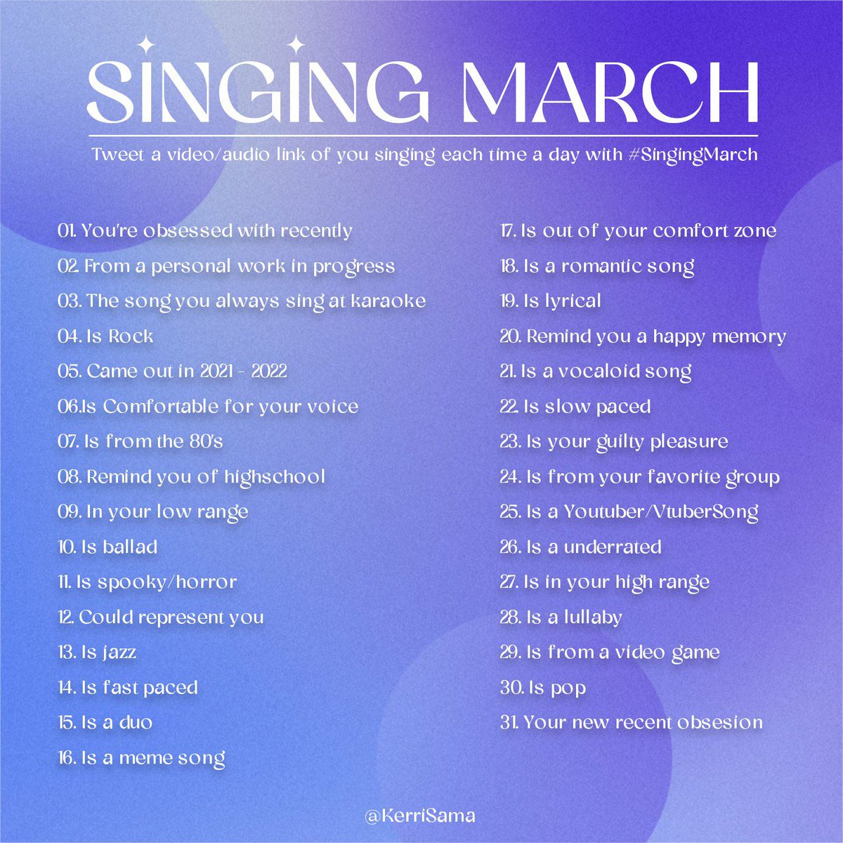 Syel_YKT's tweet photo. Tiens maintenant que j'y pense... (Ouai déjà ça fait pas mal de temps qu'une j'ai rien posté ici Rip'-') j'ai oublié d'annoncer que je faisais le Singing March... (Tout sera sur ma chaine ytb, dans une playlist x3~) https://t.co/KbLEV79NQX