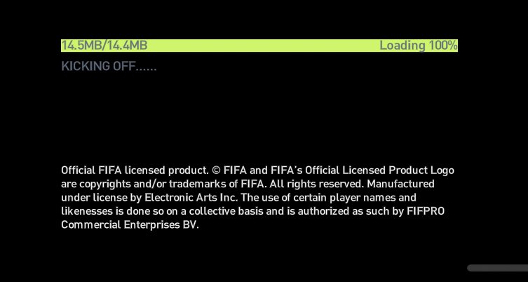 FM_Market's tweet photo. So I open FIFA the game loads and it says it loaded 14.5 MB out of 14.4 MB. Something doesn’t add up here 🤔

#FIFAMobile #fifamobile22 https://t.co/1W4vASk3Gd
