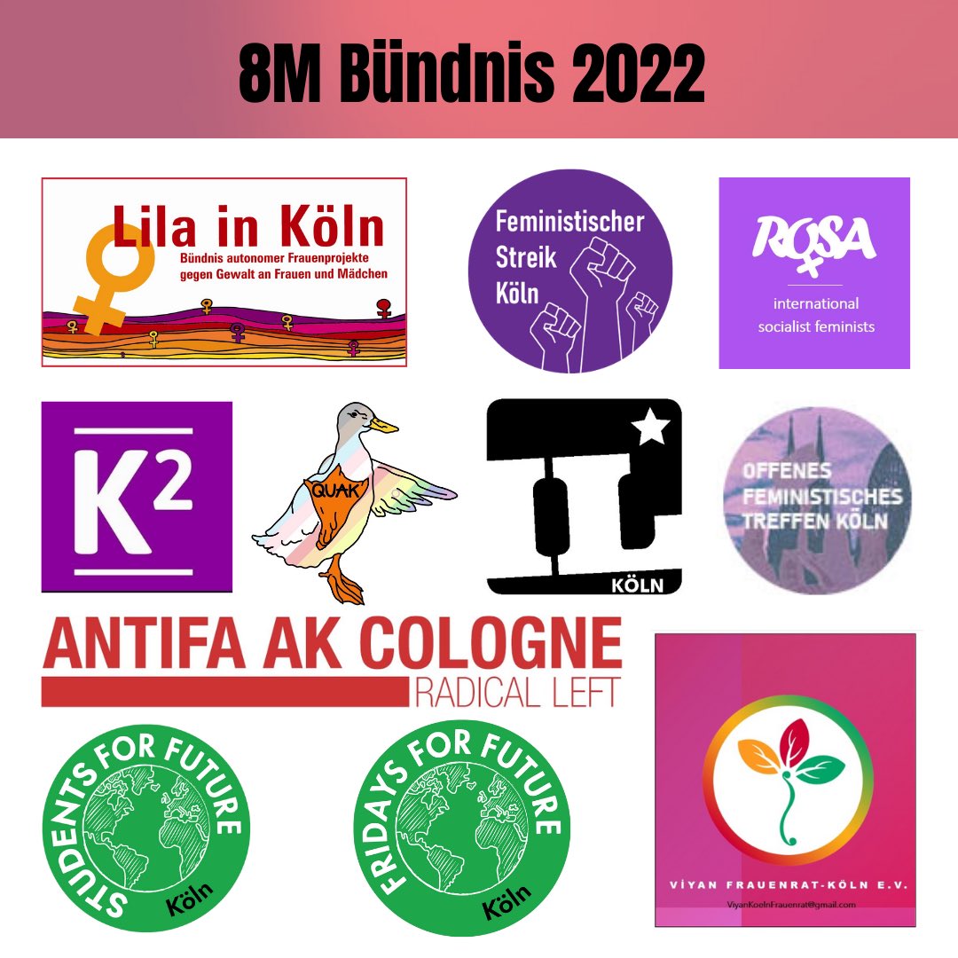 8m_koeln's tweet photo. Dieses Jahr im Bündnis! https://t.co/Fo0bn8rjSr