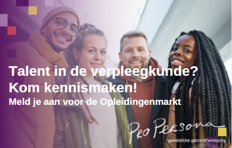 propersonaggz's tweet photo. Wil jij verpleegkundige worden en de #mbo-V of #hbo-V opleiding volgen? Of ben jij #verpleegkundige en denk je eraan om de opleiding Sociaal Psychiatrisch Verpleegkundige of Verpleegkundig Specialist te volgen?

Meld je aan, kom langs en laat je inspireren

Academie@propersona.nl https://t.co/ZwAkfOU3Pp