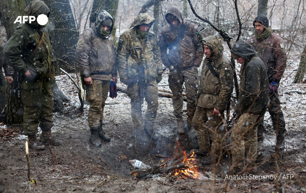 AFP's tweet photo. Cold war.

@AFP's Anatolii Stepanov photographs Ukrainian soldiers battling the Russian military in the Luhansk region on March 3 https://t.co/qMWmJEMcAq