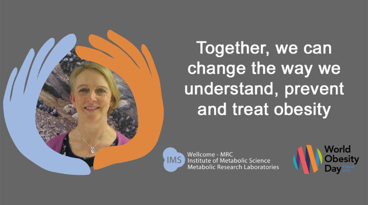 AngelaLumsdon's tweet photo. Today is #WorldObesityDay and I am proud to work at @IMS_MRL #obesityisnotachoice https://t.co/tPasexwWU8