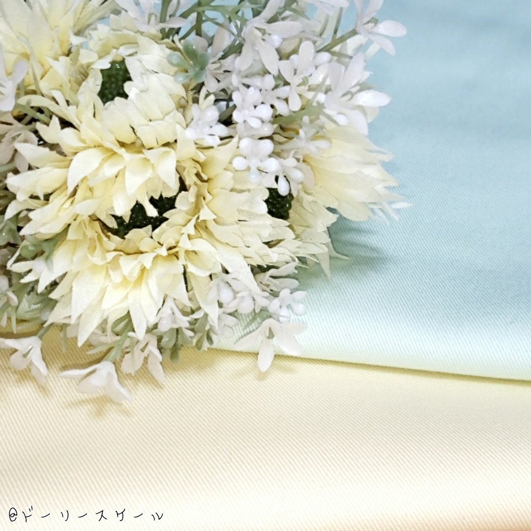 hazuki_yanagi2's tweet photo. グリーン:#f0fff0
イエロー:#fffacd
くらいの色です。
いい感じの色で良かったです(*´꒳`*)
縫えるのは明後日以降からですね〜。
#ドール服 #dollclothes #型紙 #ハンドメイド https://t.co/5rRHU9oqdr