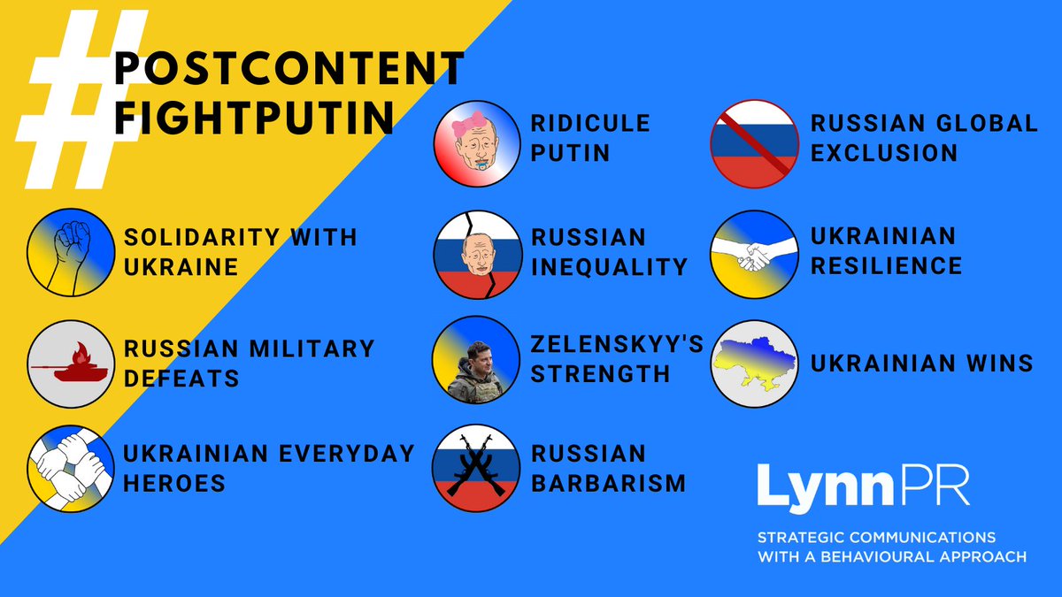 LynnPRLtd's tweet photo. Fighting disinformation isn’t just about facts, it’s about stories.
 
Please share our content recommendations for social media users on how we can all work together to fight Putin's Propaganda. 

#PostContentFightPutin [THREAD]

https://t.co/Zu33MHREvz https://t.co/hptY30imNY