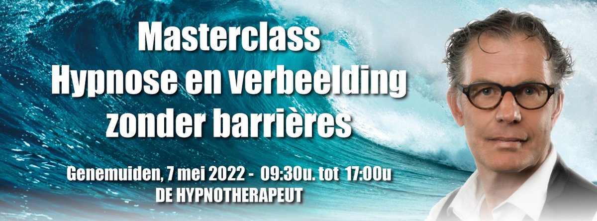 _ADH2's tweet image. Op 7 mei 2022 weer een MasterClass Hypnose voor iedereen die geïnteresseerd is. Respectvol en bijzonder.
