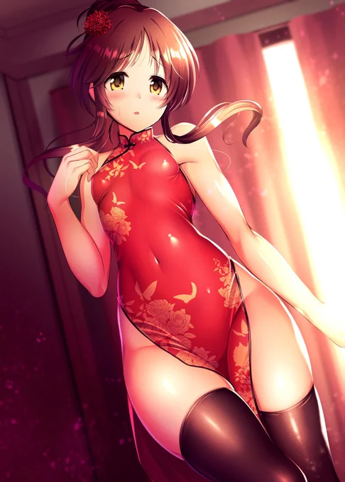 なんかデレでチャイナの波が来てる気がするのでチャイナ藍子 