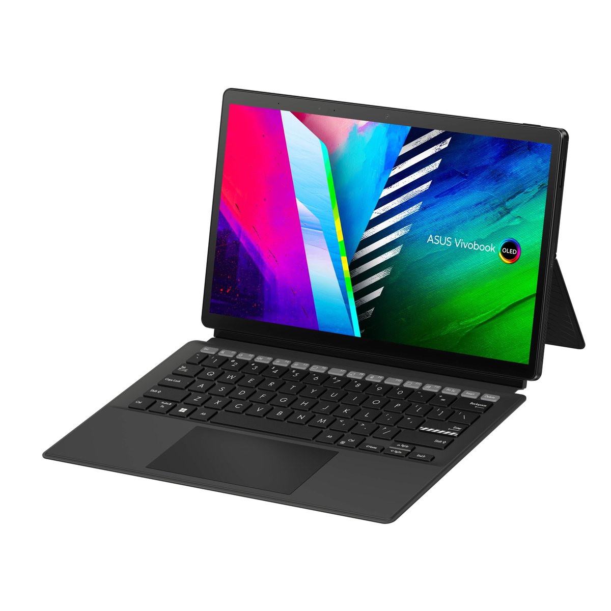 TrendatedTech's tweet photo. #ASUS has introduced the world’s first 13.3-inch OLED Windows detachable laptop, Vivobook 13 Slate OLED. The new #Vivobook13SlateOLED features an OLED TV with a Dolby VisionTM screen. 

read more: https://t.co/IJBwVaUONH https://t.co/04qEGOEFeP