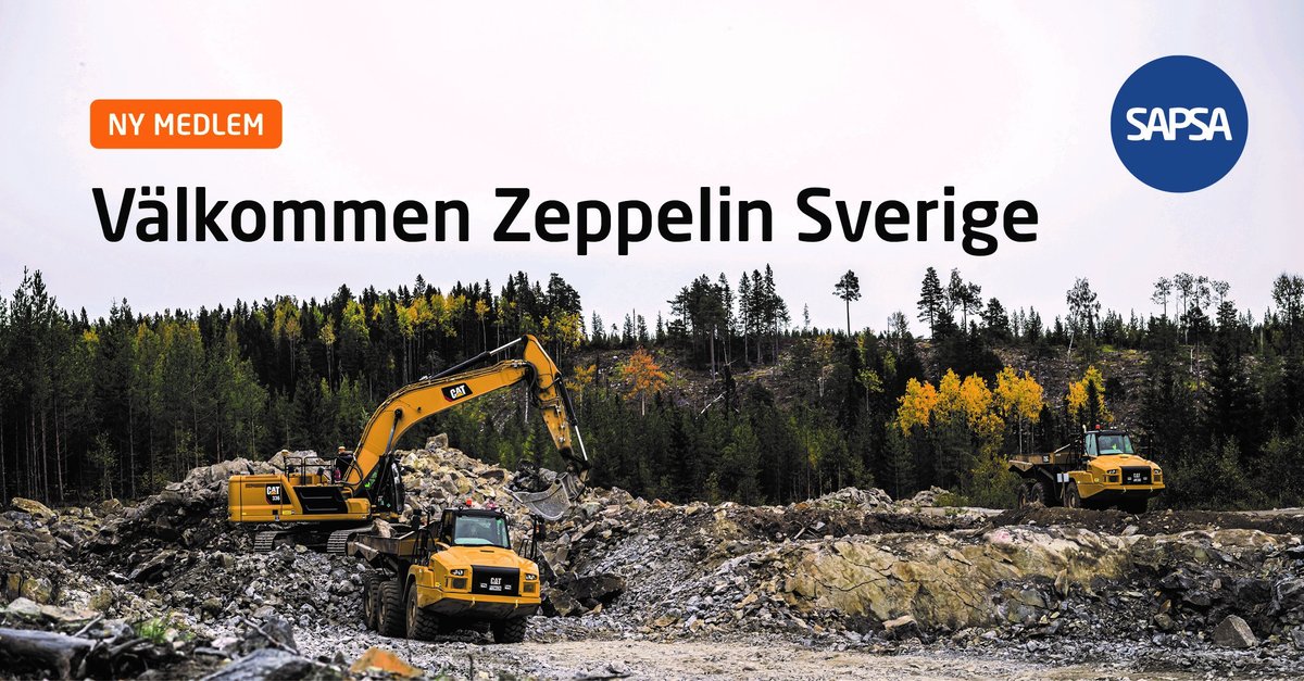 We're growing our network. Welcome Zeppelin, reseller of Catterpillar in Sweden. sapsa.se/inlagg/sapsa/v…