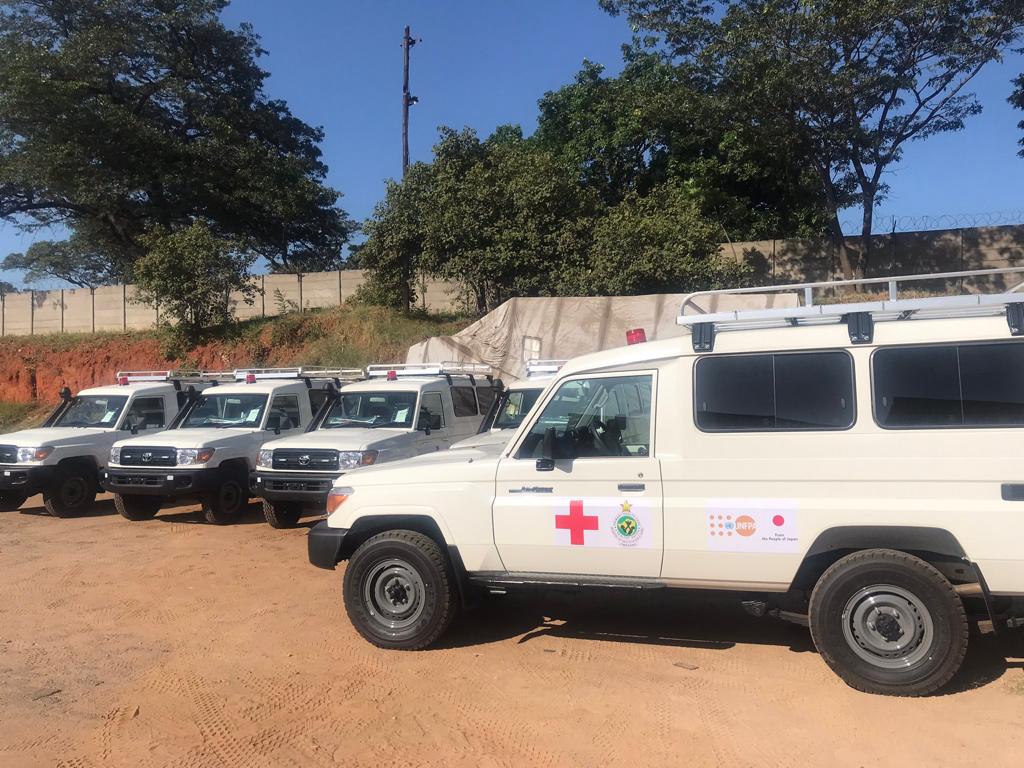 UNFPA_Zimbabwe's tweet photo. Deputy Minister of @MoHCCZim Hon John Mangwiro @JapanGov handover ceremony - "GoZ of Zim appreciates all partners coming together to support the health sector" @UNFPA_Zimbabwe @UNICEFZIMBABWE @WHO_Zimbabwe @UNOPS_Zimbabwe @UKinZimbabwe @FCDOGovUK #DeliveringAsOneUN https://t.co/5gH8hwuk86