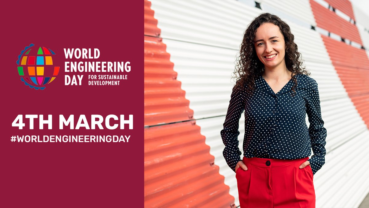 It's World Engineering Day! 🎉👩‍🔬🧪👩‍💻

#Engineering the future, which recognises the important work that #engineers need to do to ensure a better future. 

Check out bit.ly/WorldEngDay for more information! 

#WorldEngineeringDay #WED2022 #WFEO #UNESCO #UNSDG