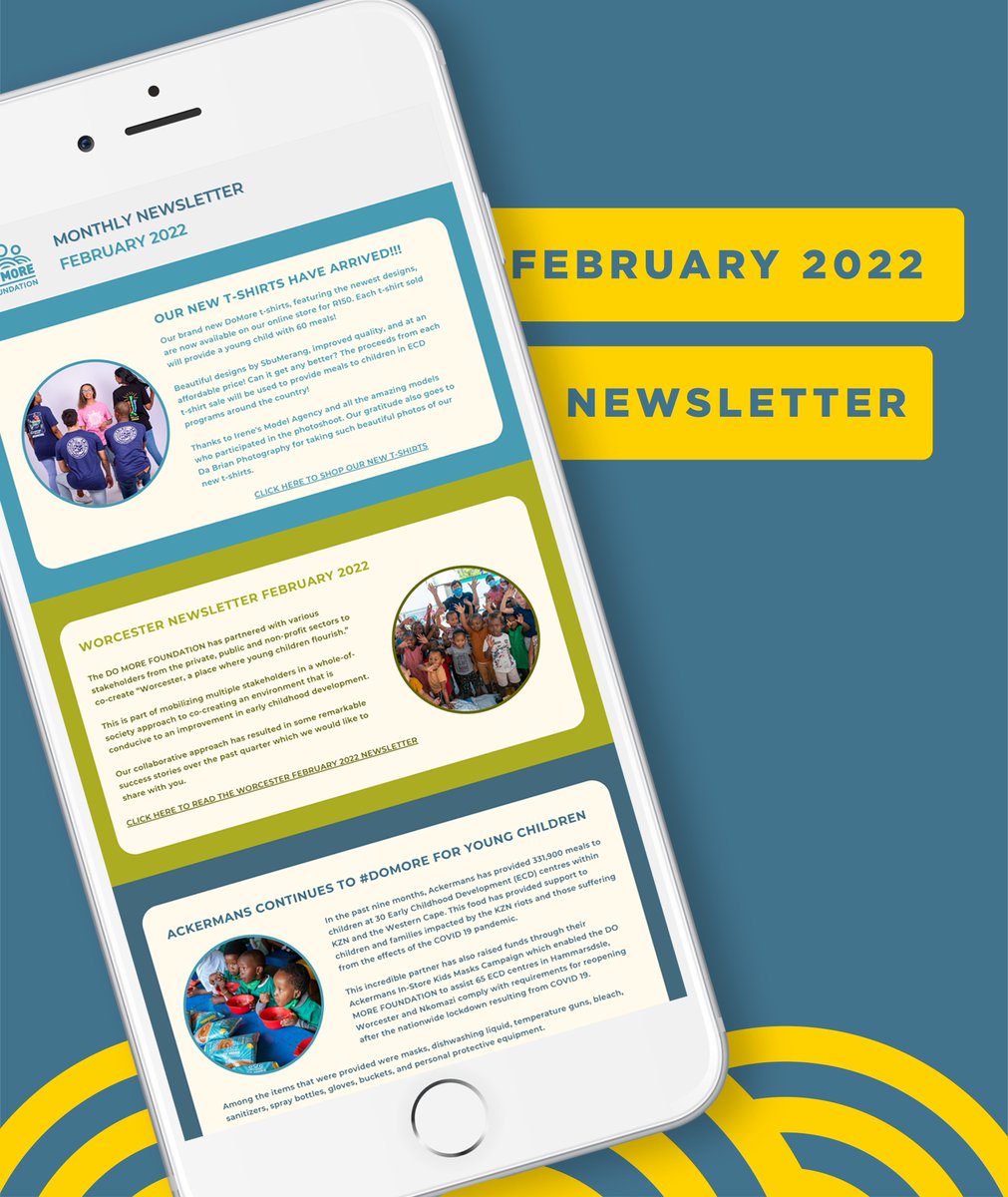 The February edition of the DO MORE FOUNDATION newsletter brings you the latest news about our projects, as well as exciting news about our #DoMore t-shirts.
Would you like to learn more? 
Click here 👉bit.ly/3KciyaQ
