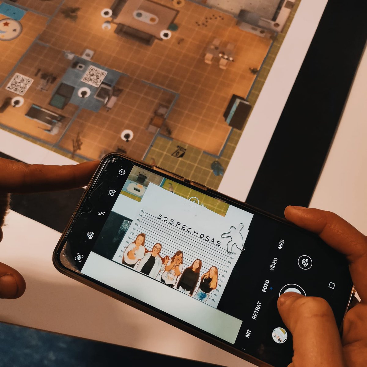 Inmaginacio123's tweet photo. Ahir a la classe #MI1855B vam presentar el nostre projecte sobre realitat augmentada. Una proposta de joc adaptable a cada nivell i personalitzada! 😀🕵️🎂 https://t.co/JuFd0CCOAt