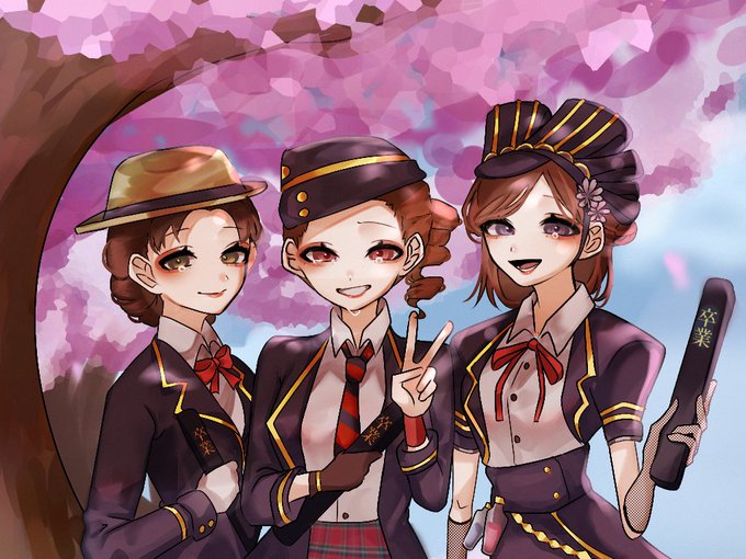 卒業生の方々ご卒業おめでとうございます! #第五人格イラスト 