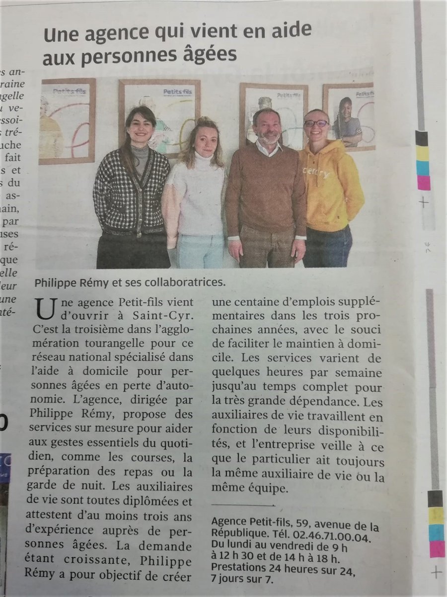 Dans la Nouvelle République aujourd'hui!