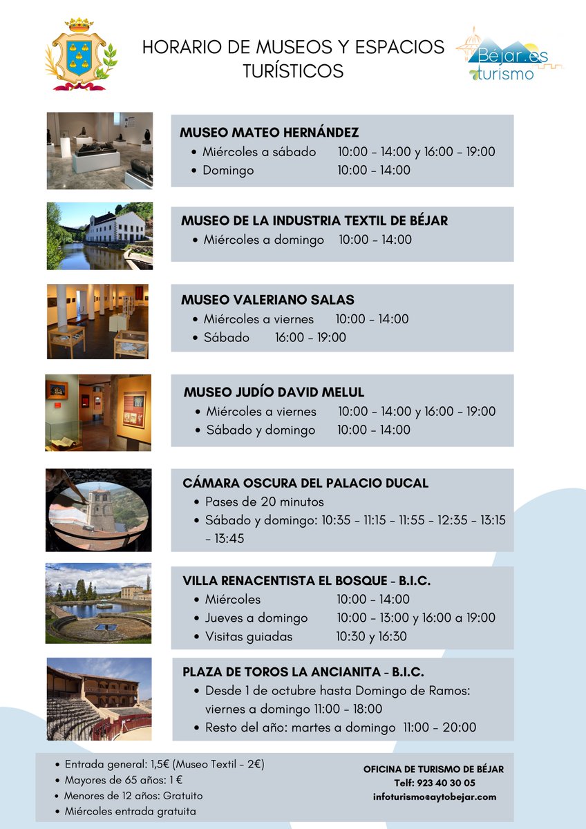 Turismo - Ayuntamiento de Béjar tweet media