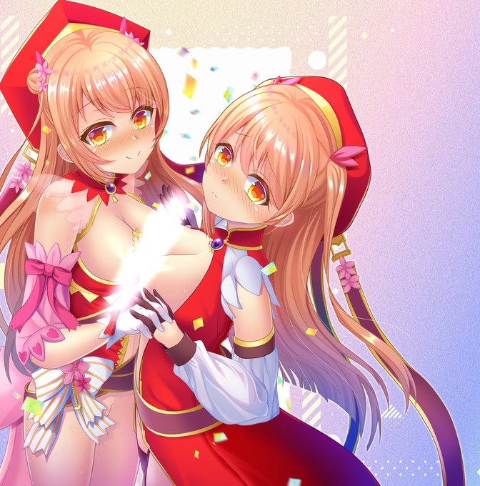 乳合わせディプラデニアちゃん(新刊表紙)#フラワーナイトガール #フラワーナイトガールイラスト#じゃぶマイ支援#じゃぶマイ#じゃぶじゃぶマイドアリ#花騎士 