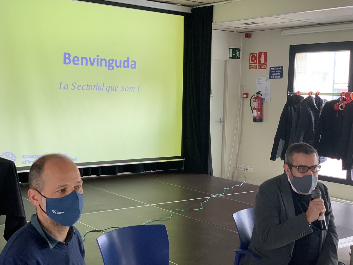SocialCoopCat's tweet photo. La #SectorialQueSOM avui continua prenent forma. Avui pensant nous projectes amb mes de 40 cooperativistes https://t.co/mBs1cXxoif