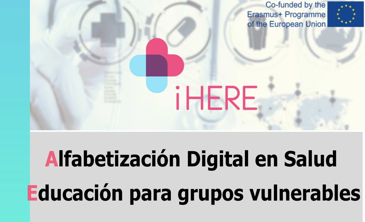 Polibienestar's tweet photo. Conoce la segunda Newsletter del proyecto #iHERE, de Alfabetización Digital en Salud

Esta segunda newsletter refleja el buen funcionamiento del proyecto iHERE.

👉🏻 https://t.co/3Ps9QRScRK https://t.co/dq2YWChWLS