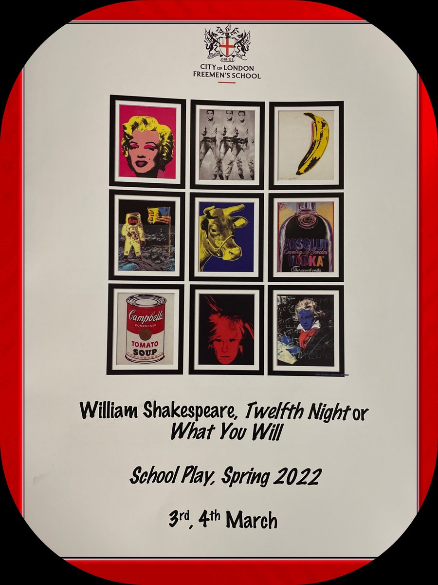 RJMHM's tweet photo. Congratulations to the cast of ‘Twelfth Night’ @hellofreemens who smashed the first night yesterday. Break a leg tonight! https://t.co/ZzK5bjN0ZR