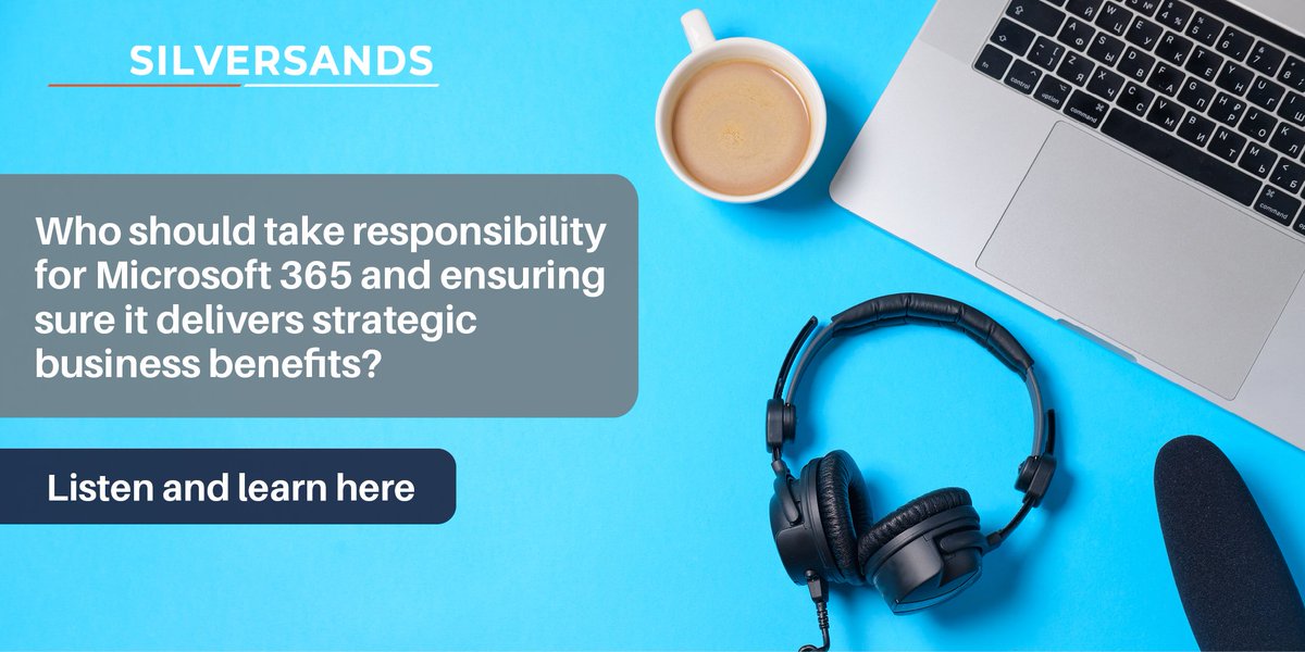 Who should take responsibility for #Microsoft365 and is it your IT departments responsibility to make sure it delivers strategic #BusinessBenefits? 

Listen to the #2Talk365 #Podcast to find out: okt.to/8qAa9h