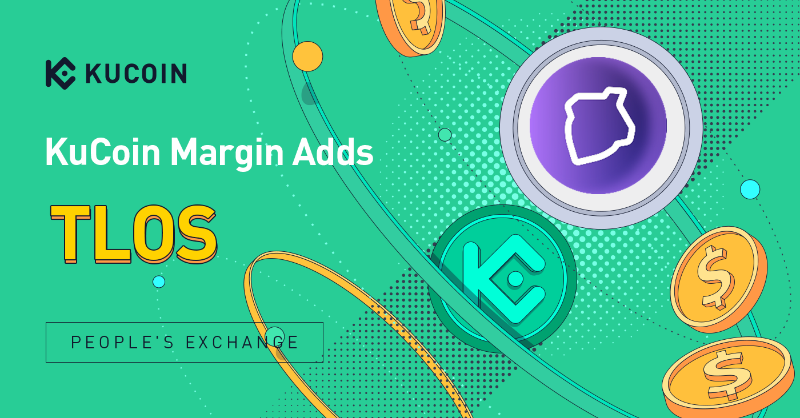 kucoincom's tweet photo. #KuCoin Margin Adds $TLOS @HelloTelos Trading Pair, Enjoy Rewards!