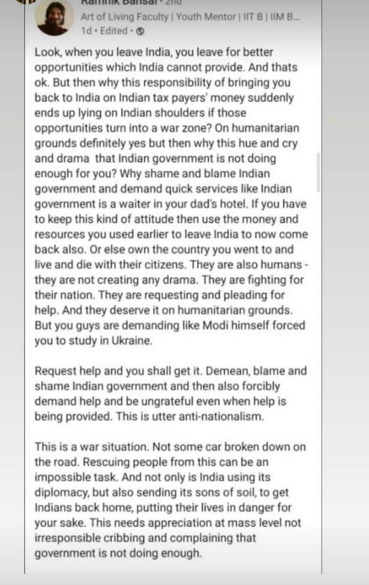 IPramodK19's tweet photo. Think about it. 
#UkraineRussianWar https://t.co/435nQqj8qO
