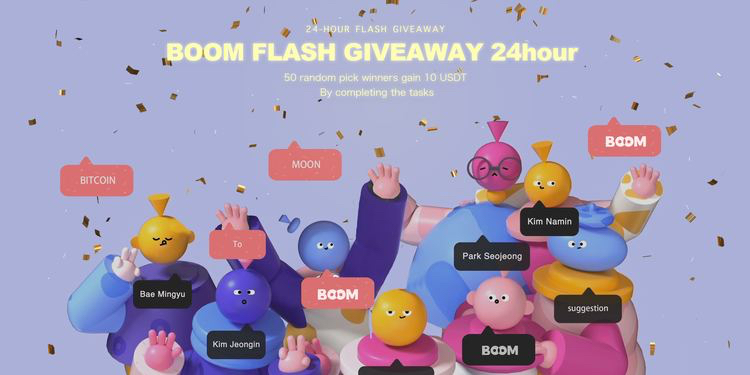 boomapporg's tweet photo. 📢 Boom 24-hour Flash Giveaway is LIVE! 

500 USDT Giveaway 🎁
50 Winners 🏆

🔔 End at Mar 5th, 9 am UTC

✅ How to enter
- Follow @boomapporg
- Tag 3 friends
- Fill in the form 👉 https://t.co/p2afRDstwC

⏰ Last for 24 hours 

#metaverse #SocialFi
#giveaway #airdrop https://t.co/gUXqFZ6zOh
