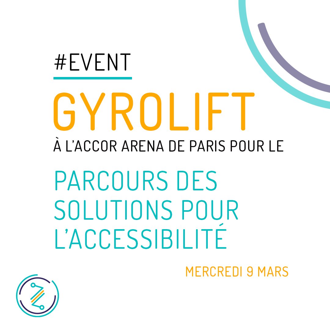 📢Plus que quelques jours avant le 'Parcours des solutions pour l'accessibilité' de @HUA_ParisandCo 
On vous attend le mercredi 9 mars à l'Accor Arena!  

#handicap #tech #mobilité #accessibilité #paris #event