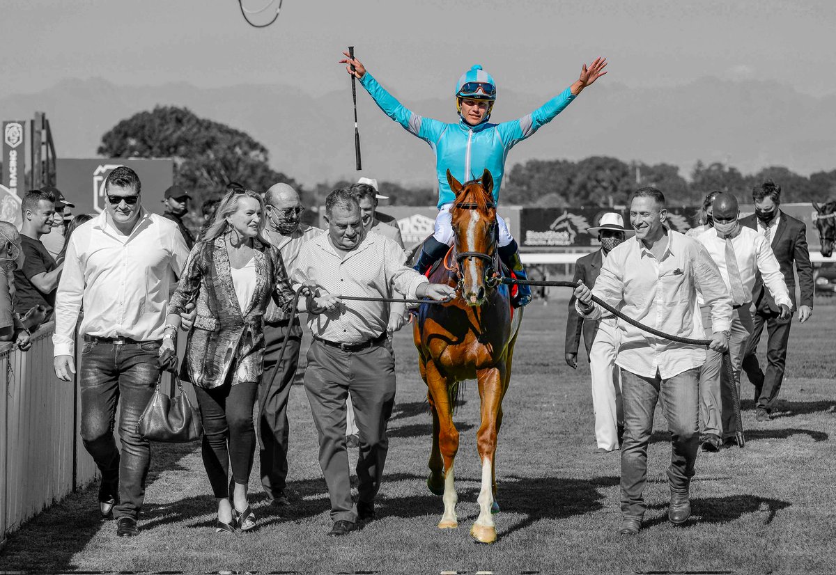 thisisracing's tweet photo. Flash back Friday to when POMP AND POWER galloped to victory in the Jonsson Workwear  Cape Derby (Grade 1) last week at the Cape Town Seafood and Jazz Racing Festival!

#THISISRACING #THISISWINNING
#CapeRacing https://t.co/HIbuCsp3z0