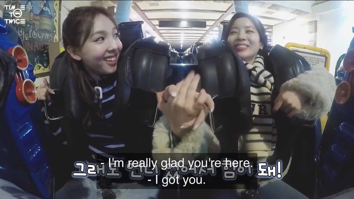 nayeonsscy's tweet photo. dahyun: “i’m really glad you’re here.”

nayeon: “i got you” https://t.co/2gI4FNov6r