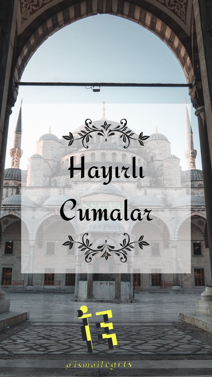 Hayırlı Cumalar.

#HayırlıCumalar 
#CumamızMübarekOlsun