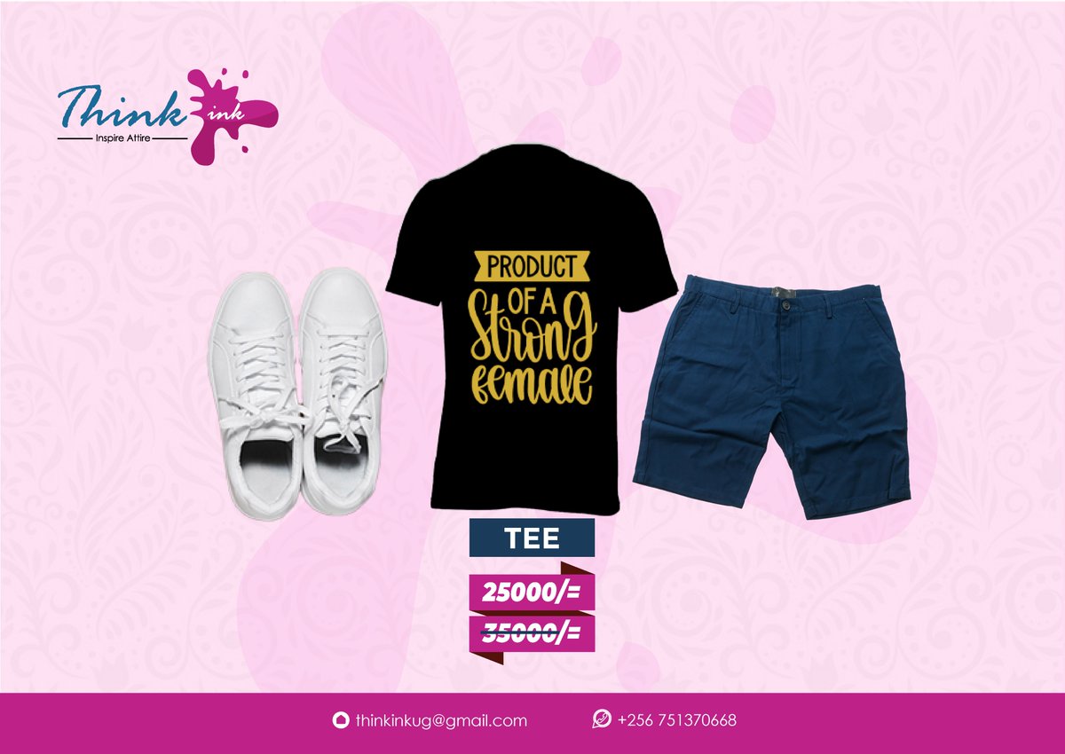 In celebration🥳 of the special🥰 women in your life💝, we’re launching📢📢📢 our #womensday promo. #Order for any women’s round neck t-shirt👕 designs at a #discounted🔻 price of 25k only. Call/Whatsapp📲 us on 0751370668 to order.

Offer valid till 8th March, 2022.

#UoT #tees