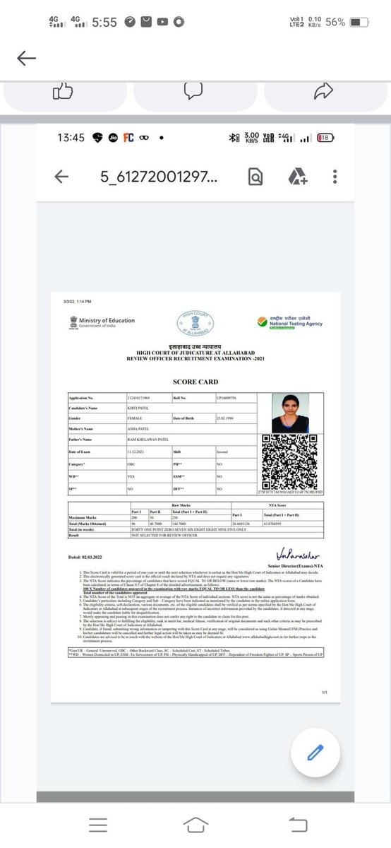 Deepank37495465's tweet photo. Cancel allahabad RO ARO exam ... This is intolerable #ahc_ro_aro_result_scam https://t.co/4a6LR0wKAA