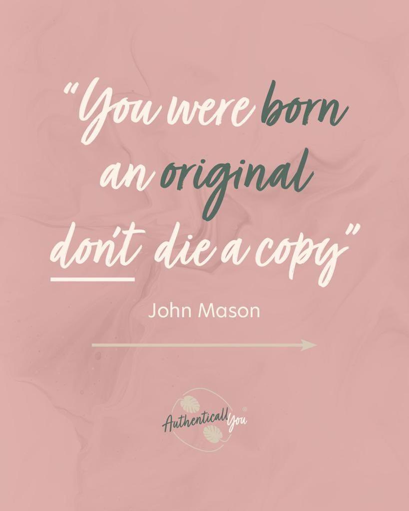 YouAuthentical's tweet photo. Little reminder about the importance of being yourself #AuthenticallYou https://t.co/n4FK8b6nrQ