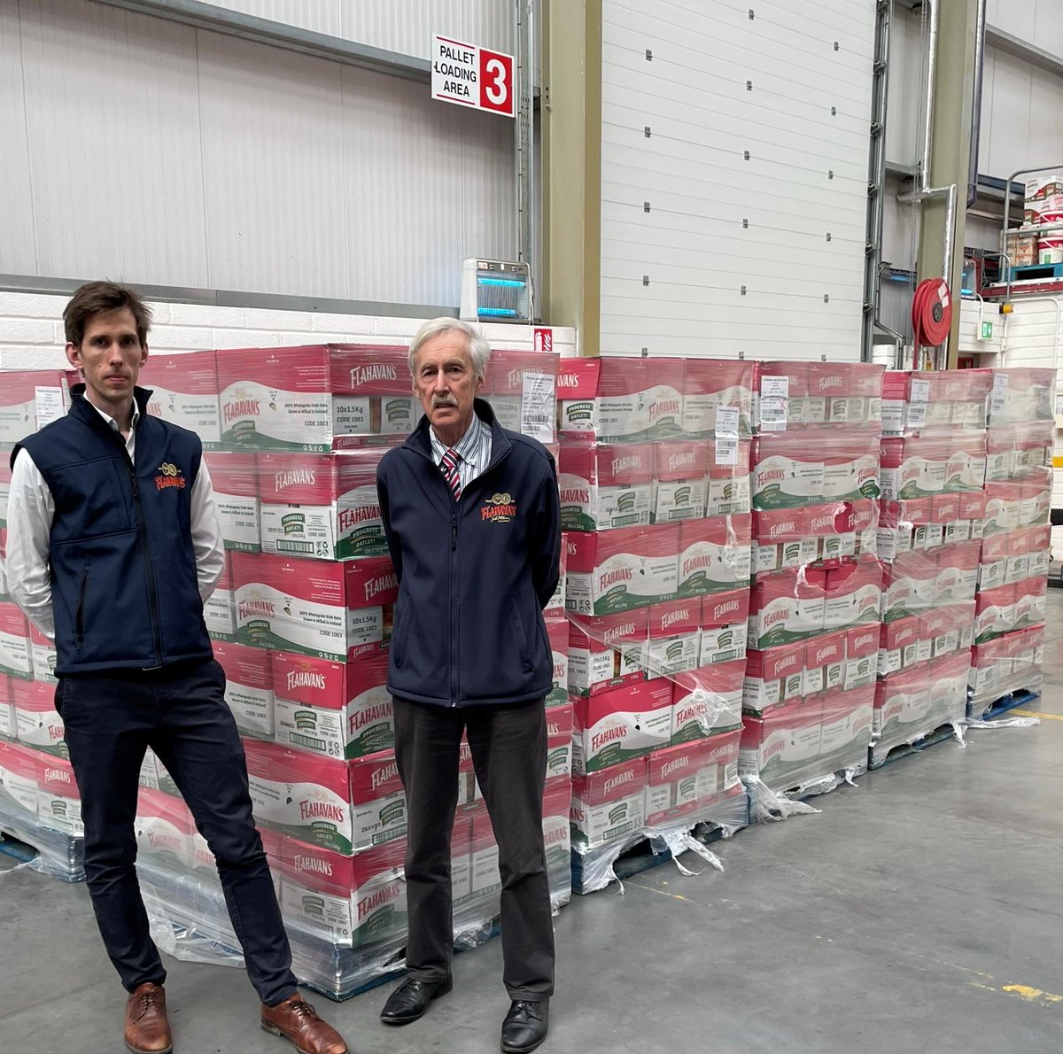Like everyone, we’re shocked and heartbroken to see what’s happening in Ukraine at the moment.  As well as sending our thoughts and prayers to the people of Ukraine, we’re also sending 5 x pallets of Progress Oatlets  from our Mill today  to help with the humanitarian effort.