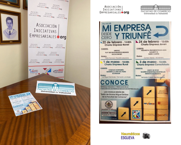 NEsgueva's tweet photo. ¡Buenos días!

Ayer tuvimos el inmenso placer de participar en las charlas de la @Iniciativasempr en la @comercio_uva  con Marta de la Riva explicando como sigue consolidando Neumáticos Esgueva año tras año

Muchas gracias por contar con nosotros y por el maravilloso rato. https://t.co/8w9fgFXKJZ