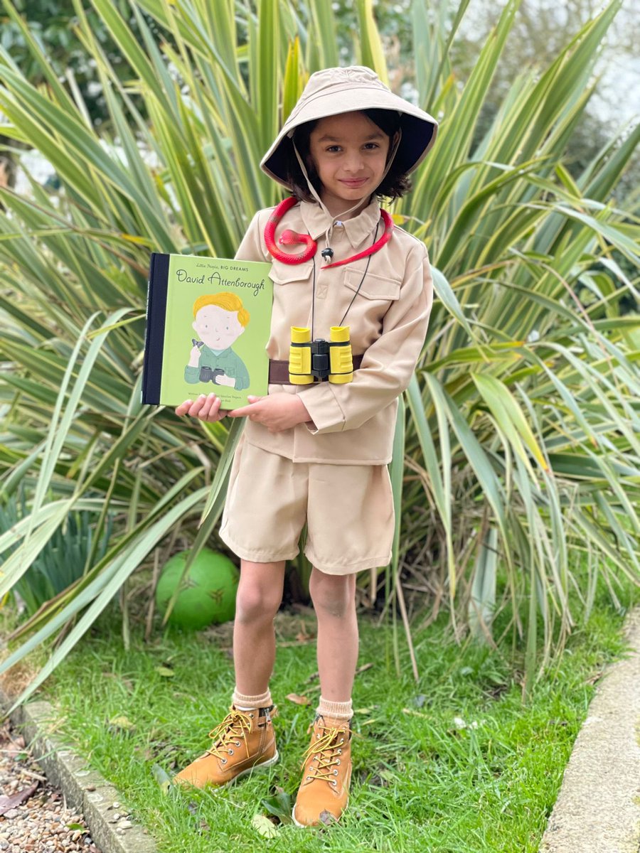 Our little Attenborough. We have a bunch of these books, they’re really great.
#WorldBookDay #attenborough #littlepeoplebigdreams